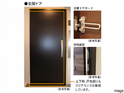 対震玄関ドア｜ザ・パークハウス芦屋